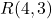 R(4,3)